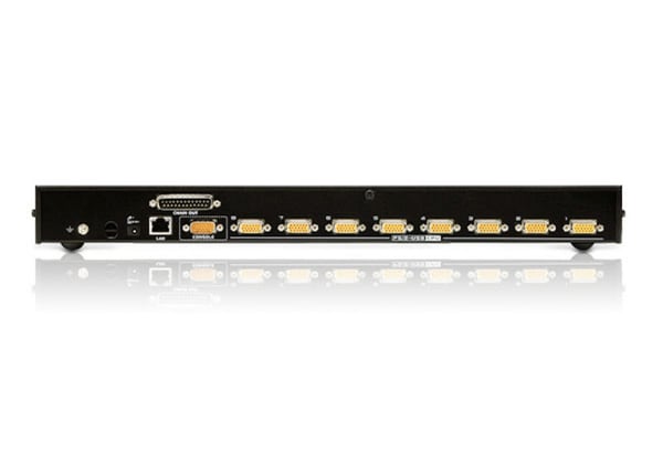 ATEN 1 PS/2-USB VGA KVM over IP-switch med , 8 portar för lokal/fjärran delad åtkomst