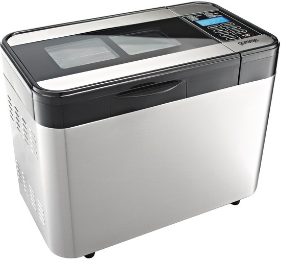Gorenje BM1400E leipäkone 815 W Musta, Hopea