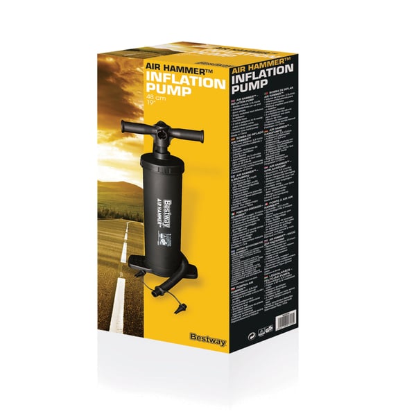 Bestway 62030 håndholdt luftpumpe Sort Gulv luftpumpe