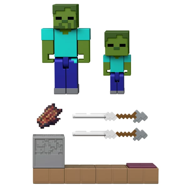 Minecraft Redstone Charged Figure and Mechanism Assortment