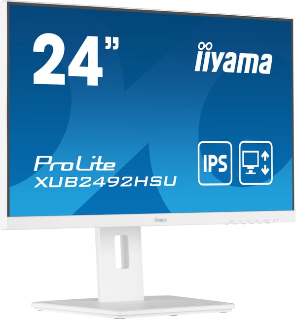 iiyama ProLite XUB2492HSU-W5 tietokoneen litteä näyttö 61 cm (24") 1920 x 1080 pikseliä Full HD LED Valkoinen