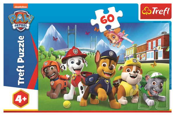 Trefl Paw Patrol Puzzle 60 Puslespil 60 stk Tegnefilm