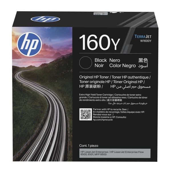 HP 160Y alkuperäinen musta LaserJet -värikasetti
