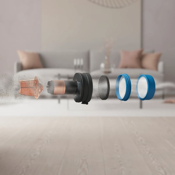 Electrolux EP71AB14UG Sauvaimuri Akku Kuiva Pussiton 0,3 L Harmaa 4 ah