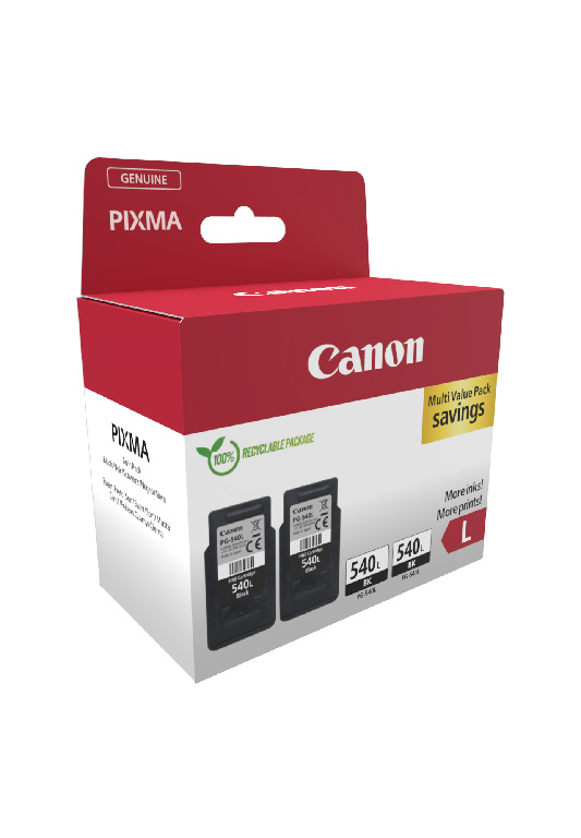 Canon PG-540L blækpatron 2 stk Original High (L) Yield Sort