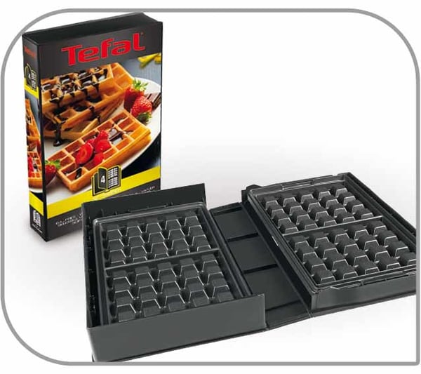 Tefal SW854D smörgåsgrill 700 W Svart, Rostfritt stål