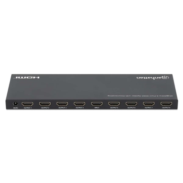 Manhattan 4K60Hz 8-Port HDMI-splitter med nedskalering