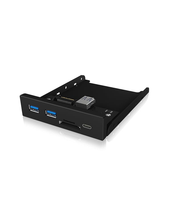 ICY BOX IB-HUB1417-i3 Musta