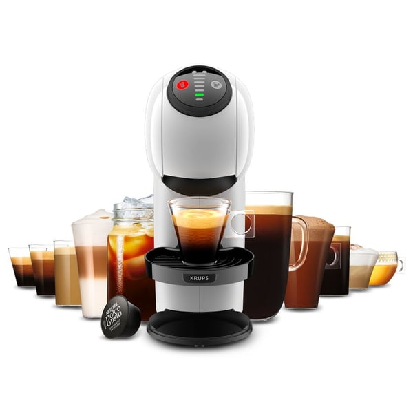 Krups Genio S White Fuld-auto Kapsel kaffemaskine 0,8 L