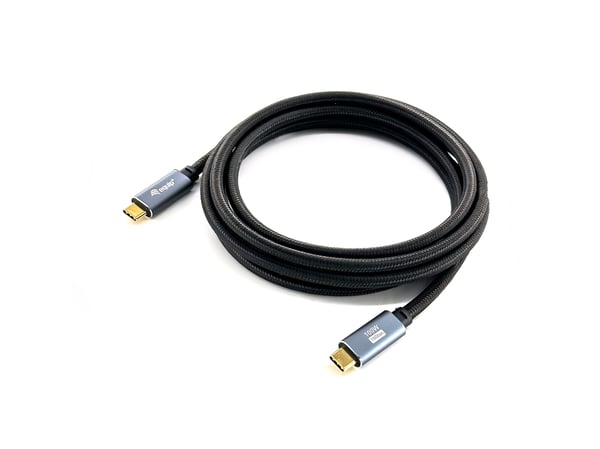 Equip 128357 USB-kablar USB 3.2 Gen 2 (3.1 Gen 2) 2 m USB C 10 Gbit/s 100 W Svart