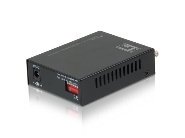 LevelOne FVT-2002 mediakonverterare för nätverk 100 Mbit/s 1310 nm Svart
