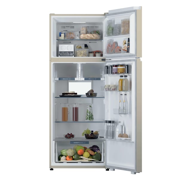Haier HPR5718DNPC Fritstående 464 L Cremefarvet