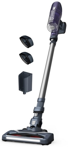 Rowenta RH6821WO upprättstående dammsugare och elektrisk sopborste Skaftdammsugare Batteri Torr Cyklonisk Utan påse 0,55 l Aluminium, Grå, Violett