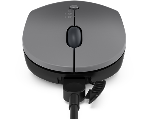 Lenovo Go Multi-Device mus Kontor Ambidextrous RF trådløs + Bluetooth Optisk 2400 dpi