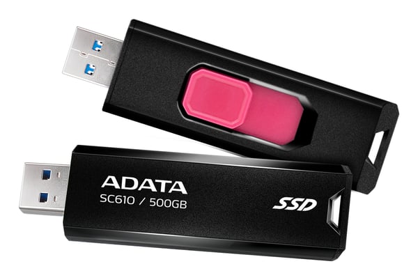 ADATA SC610 500 GB USB A-tyyppi 3.2 Gen 2 (3.1 Gen 2) Musta