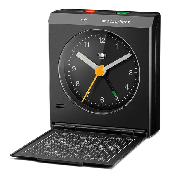 Braun BC05B vägg- och bordsklocka Analog klocka Rektangel Svart