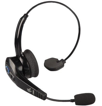 Zebra HS3100 Headset Trådlös Huvudband Kontor/callcenter Bluetooth Svart