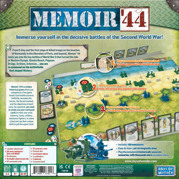 Asmodee Memoir'44 - English Refresh Brætspil Krig