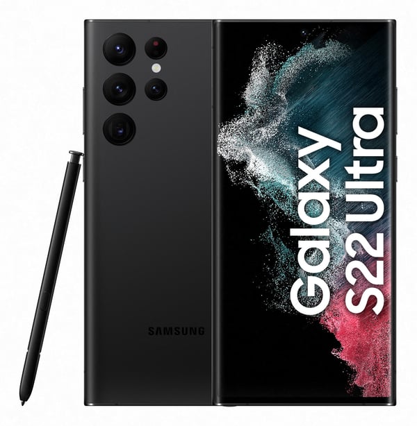 Samsung Galaxy S22 Ultra Enterprise Edition SM-S908B 17,3 cm (6.8") Kaksois-SIM Android 12 5G USB Type-C 8 GB 128 GB 5000 mAh Musta Samsung Galaxy S22 Ultra Enterprise Edition SM-S908B 17,3 cm (6.8") Kaksois-SIM Android 12 5G USB Type-C 8 GB 128 GB 5000 mAh Musta