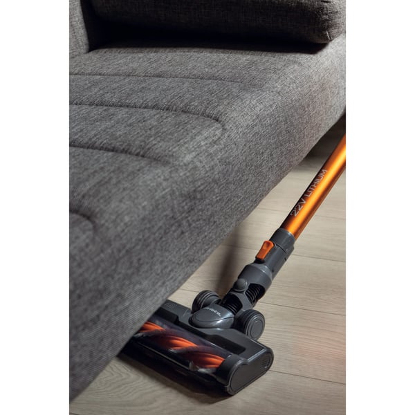 Ariete 2704/00 2-in-1-varsi-imuri Akku Kuiva HEPA Pussiton 1 L 150 W Oranssi 2,2 ah