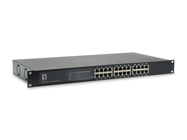 LevelOne GEP-2421W150 nätverksswitchar Ohanterad Gigabit Ethernet (10/100/1000) Strömförsörjning via Ethernet (PoE) stöd Svart
