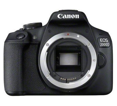 Canon EOS 2000D + EF-S 18-55mm f/3.5-5.6 III SLR kamerasæt 24,1 MP CMOS 6000 x 4000 pixel Sort