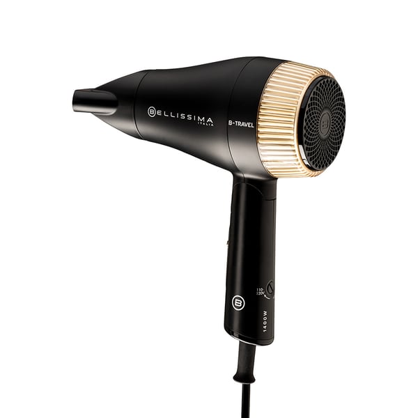 Bellissima B-Travel hårfön 1400 W Svart, Guld