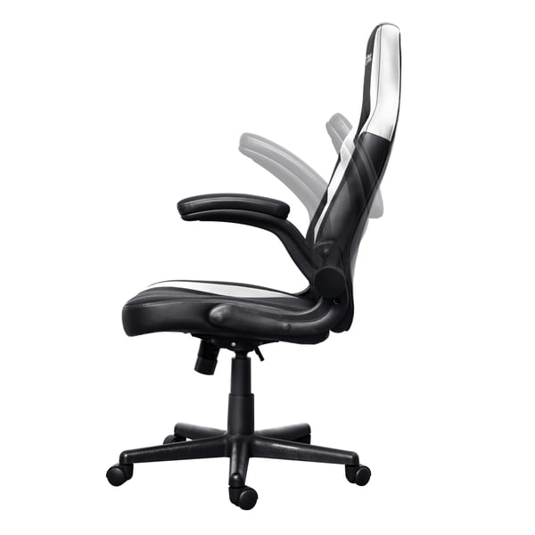 Trust GXT 703W RIYE Universal gamingstol Sort, Hvid