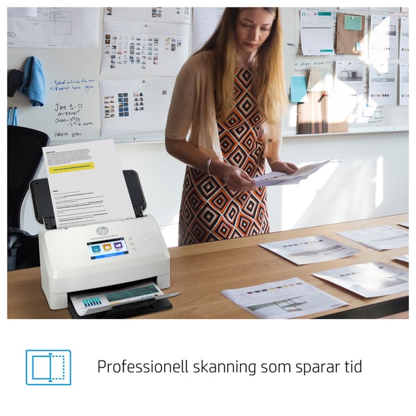 HP ScanJet Enterprise Flow N7000 snw1 Arkmatad skanner 600 x 600 DPI A4 Vit