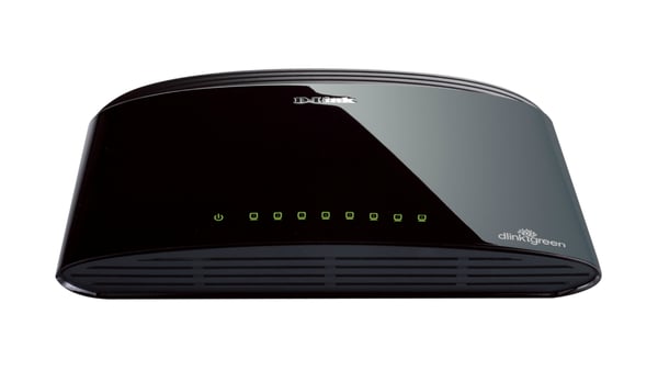 D-Link DES-1008D Ohanterad Fast Ethernet (10/100) Svart