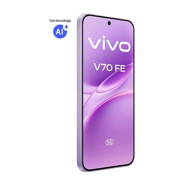 VIVO V70 FE + BUD 17,4 cm (6.83") Dual SIM Android 16.0 5G USB Type-C 8 GB 256 GB 7000 mAh Lilla