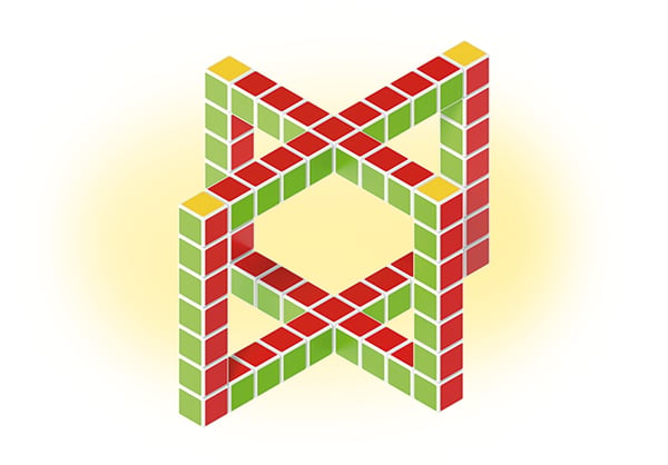 Geomag MagiCube Free Building 64