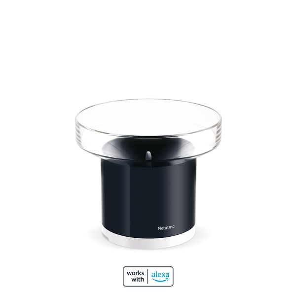 Netatmo NRG01-WW regnmätare 10 cm Trådlös Svart