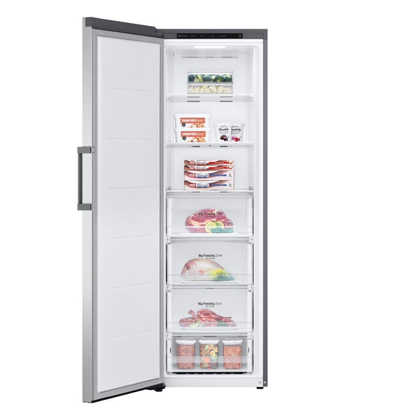LG GFT41PZGSZ Frysskåp Fristående 324 l Rostfritt stål