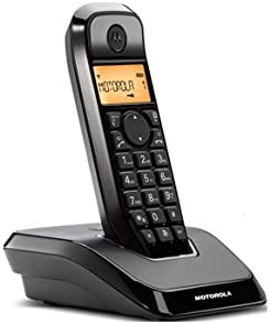 Motorola S1201 DECT-puhelin Soittajan tunnistus Musta