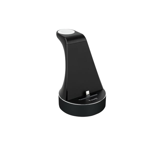 TooQ TQCD02L mobiililaitteen laturi Älypuhelin, Älykello Musta USB Langaton lataaminen Pikalataus Sisätila TooQ TQCD02L mobiililaitteen laturi Älypuhelin, Älykello Musta USB Langaton lataaminen Pikalataus Sisätila