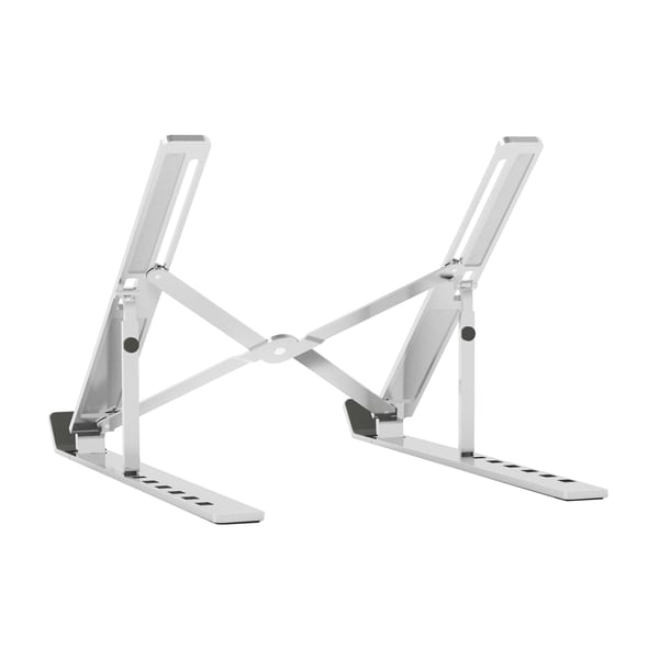 AISENS LPS2M-173 kannettavan tietokoneen teline Kannettavan tietokoneen ja tabletin teline Hopea 38,1 cm (15")