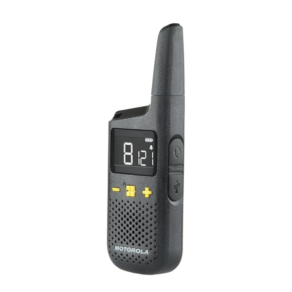 Motorola XT185 tvåvägsradio 16 kanaler 446.00625 - 446.19375 MHz Svart