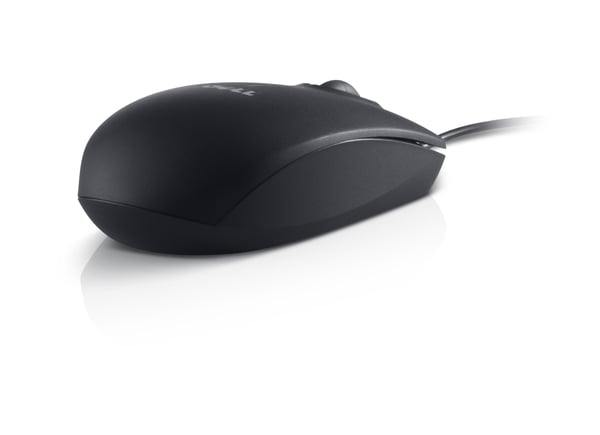DELL optisk USB-mus med ledning, scrollhjul og 2 knapper (570-11147)