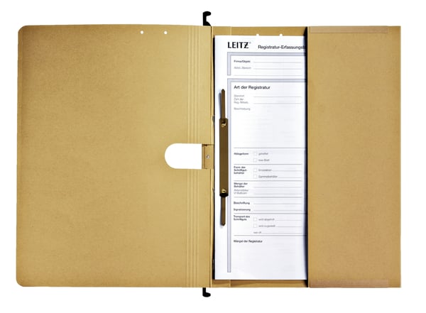 Leitz ALPHA hængemappe Pap A4 Brun