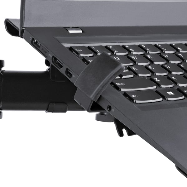 StarTech.com A2-LAPTOP-DESK-MOUNT monitorin kiinnike ja jalusta 86,4 cm (34") Vastaanotto Musta