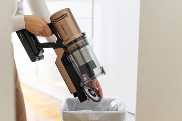Gorenje SVC259449NDCO 2-i-1 stangstøvsuger Batteri Dry HEPA Poseløs 0,6 L 350 W Kobberfarve