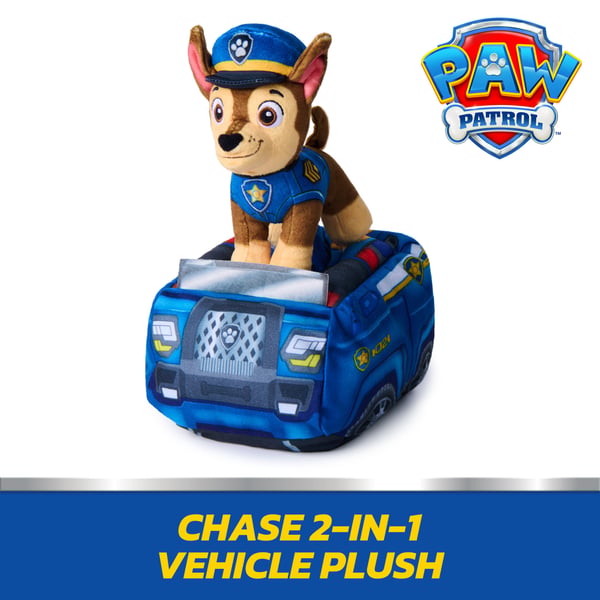 PAW Patrol PAW PLH 2in1 Rescue Plush Chase GML