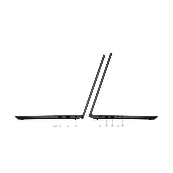 Lenovo V15 G6 AMN AMD Ryzen™ 5 40 Laptop 39,6 cm (15.6") Fuld HD 16 GB LPDDR5-SDRAM 256 GB SSD Wi-Fi 6 (802.11ax) Windows 11 Home Sort Tysk