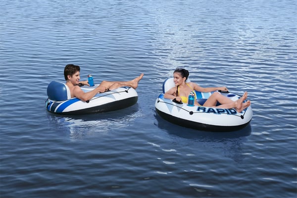 Bestway 43116 / 23 pool- och badmadrass Multifärg Mönstrad Badring