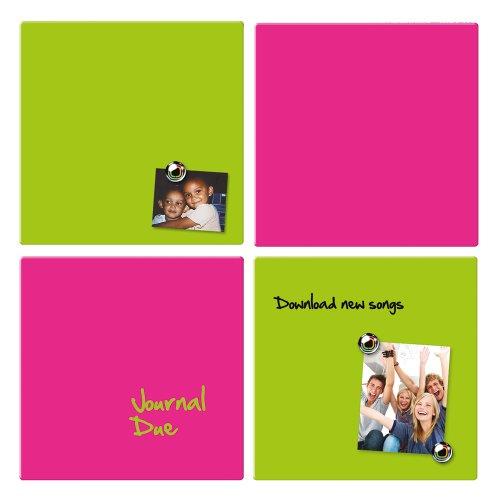 Rexel 1903803 magnettavlor 360 x 360 mm Rosa