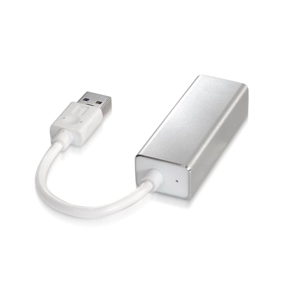 AISENS A106-0049 kabel kønsskifter RJ-45 USB 2.0 Type-A Sølv, Hvid