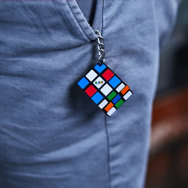 Rubik’s Cube Keychain 3x3 Rubiksterning