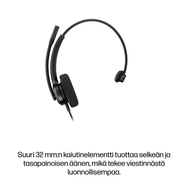 HP Poly Mission 415 Classic -USB-monokuulokemikrofoni, langallinen