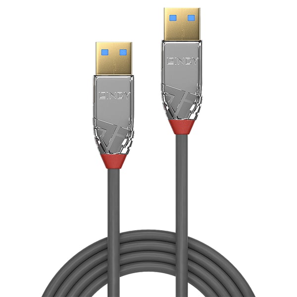 Lindy 36625 USB-kabel USB 3.2 Gen 1 (3.1 Gen 1) 0,5 m USB A 5 Gbit/sek. Grå
